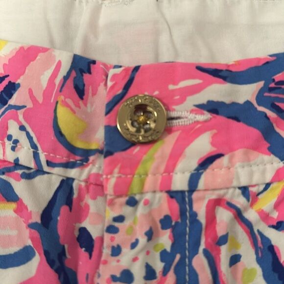 Lilly Pulitzer Callahan Shorts Vibrant Pink Pattern - Picture 2 of 6